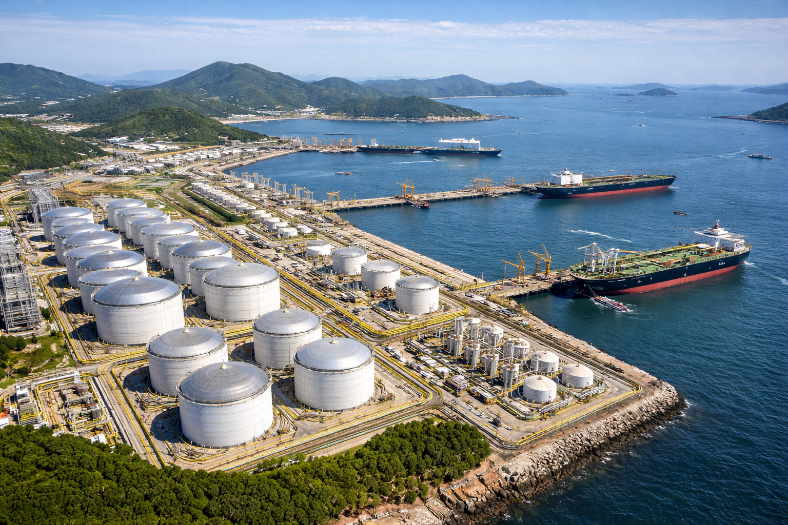 Zhoushan Terminal Übersicht